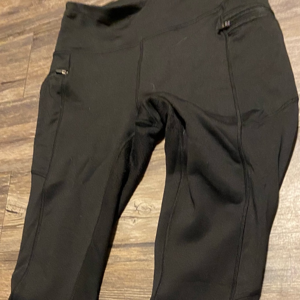 Black leggings size small never worn